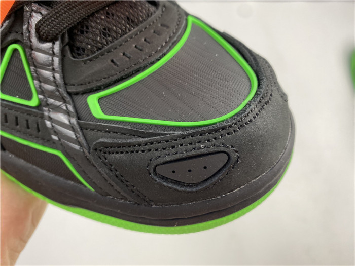 OFF WHITE NIKE AIR RUBBER DUNK “GREEN STRIKE" CU6015-001