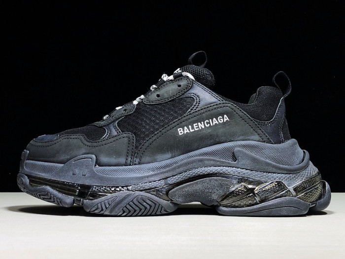 BLCG Wmns Triple S Trainer ‘Black Clear Sole’ 544351 W09O1 1000