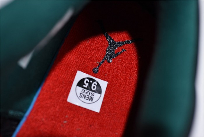 Air Jordan 4 NRG “GUCC” Black/Gorge Green-Varsity Red AQ3816-063