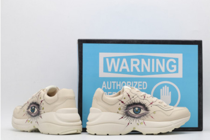 GUCC RHYTON LEATHER SNEAKER